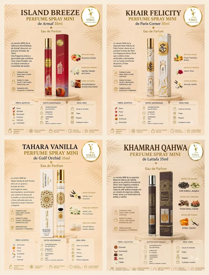 Pack Frescura del Desierto — Pack perfumes árabes mini 35ml