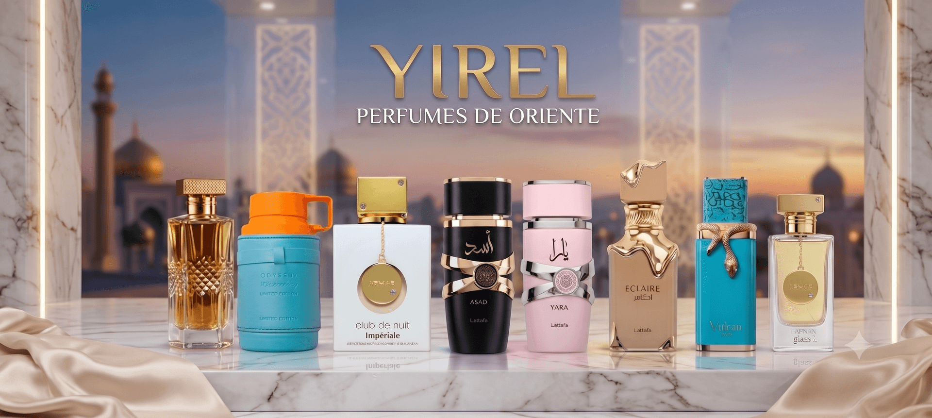 YIREL Perfumes de Oriente — Los Perfumes Más Virales de Oriente