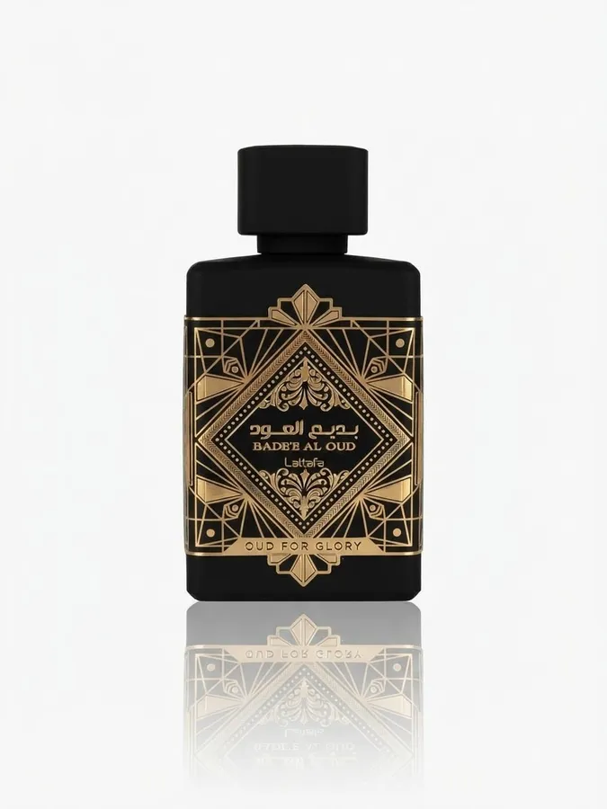 Lattafa Perfumes — Bade'e Al Oud Oud for Glory, Oud · Amaderada · Especiada