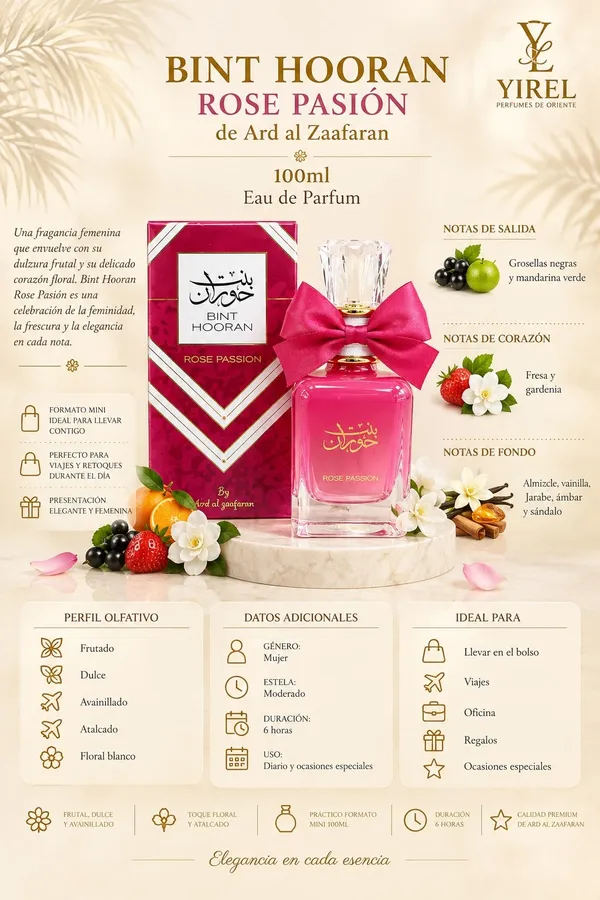 Bint Hooran Rose Passion: imagen 2