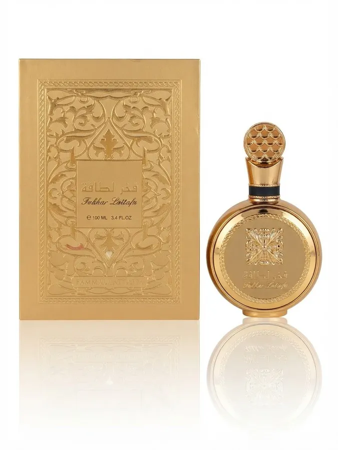 Lattafa Perfumes — Fakhar Extrait, Ámbar · Floral · Cuero