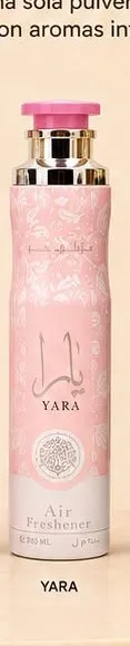 Lattafa Perfumes — Yara Air Freshener, Oriental Vainilla · Frutal